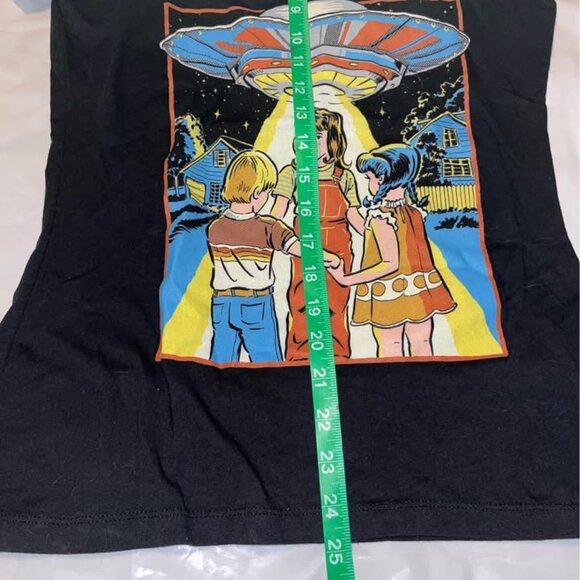 Alien Abduction Club Graphic Tee, Junior’s Medium - Picture 7 of 9